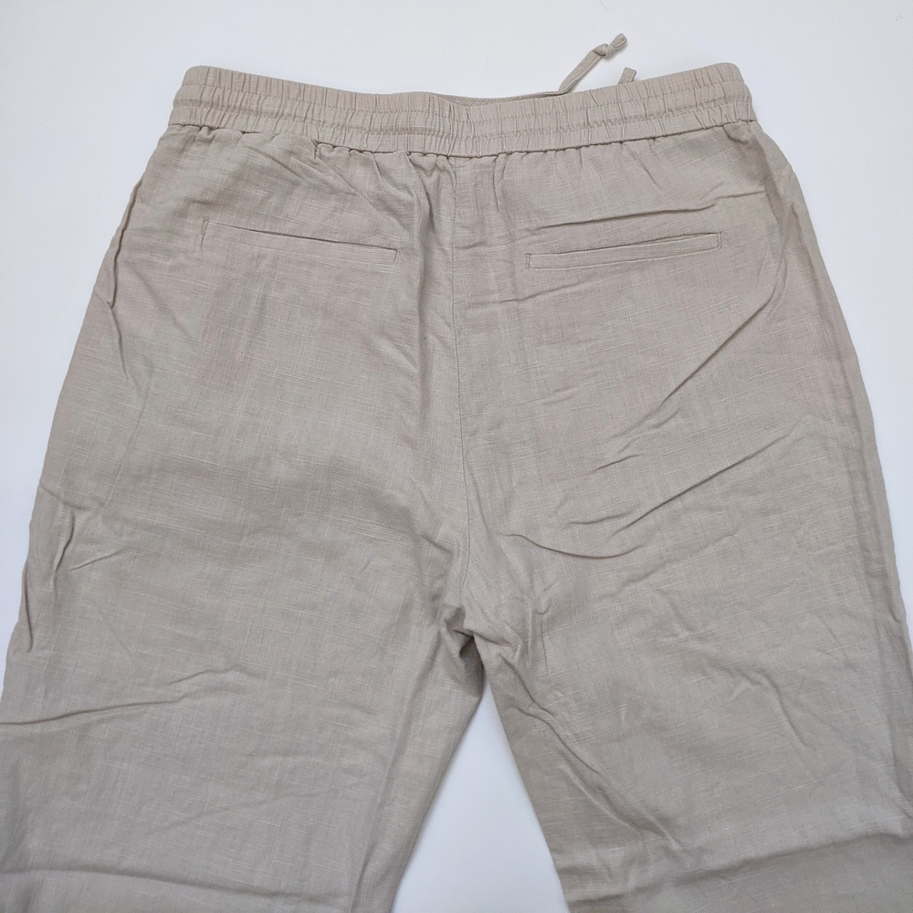 RW & Co Linen Beige Casual Pants, Women's Medium - Picture 2 of 5